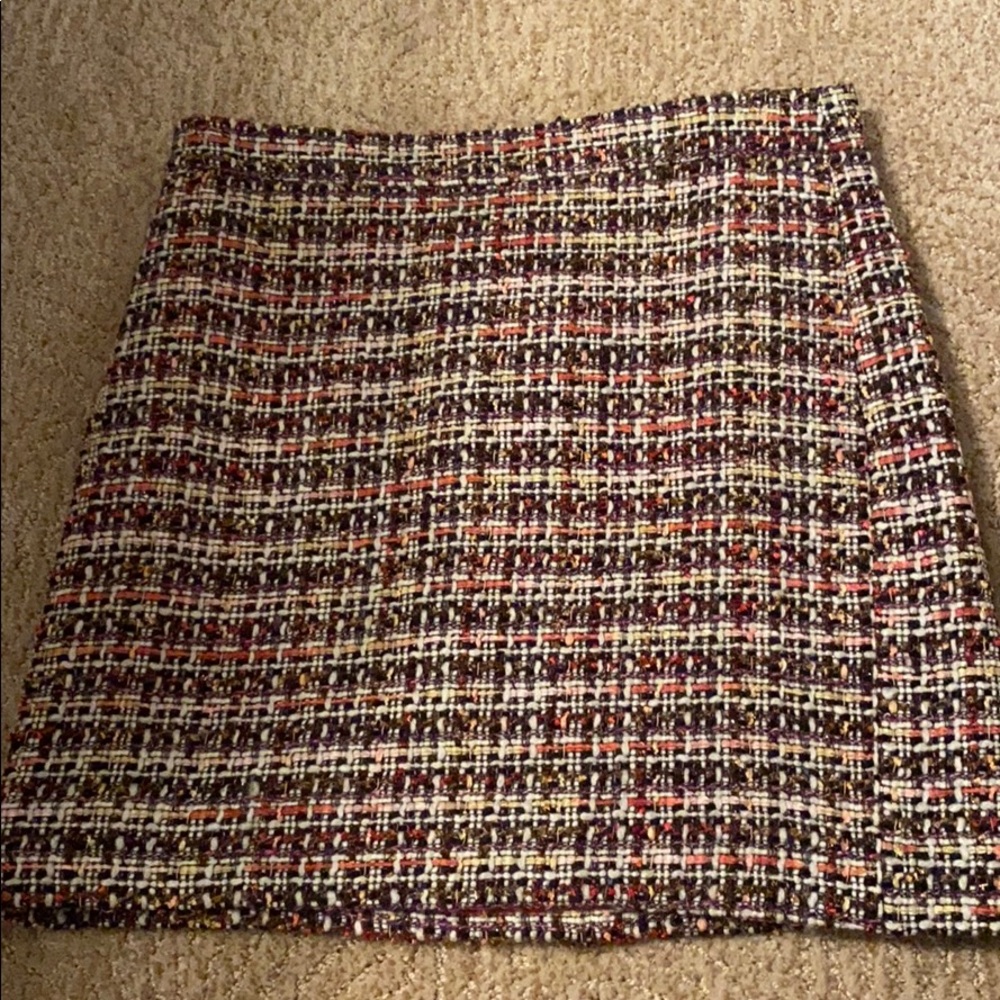 J. Crew Multicolored Pencil Skirt